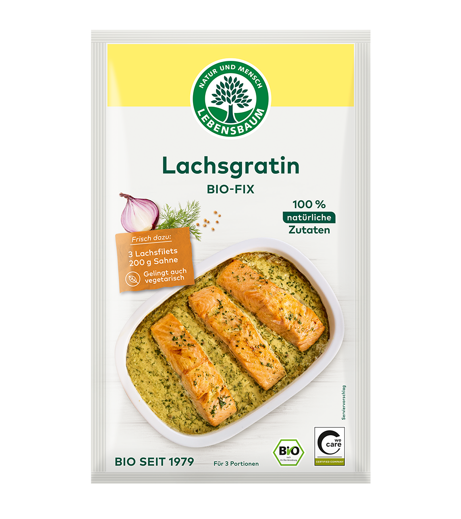 Bio Lachsgratin Fix