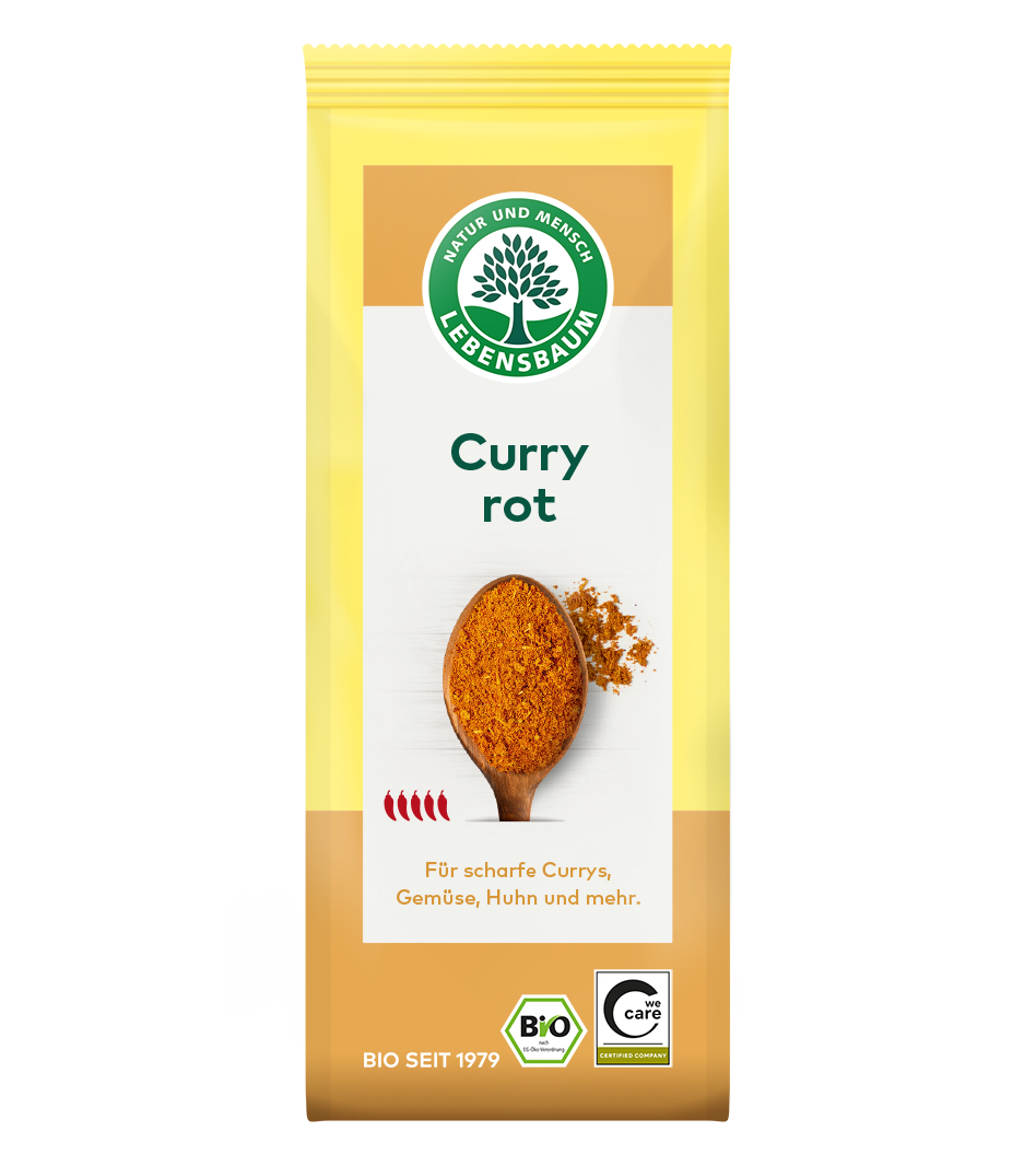 Bio Curry Rot Gewürz