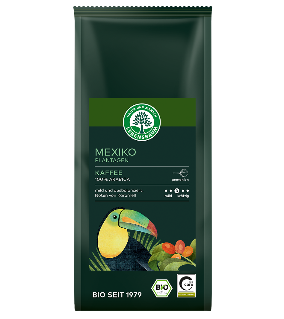 Bio Mexiko Kaffee gemahlen