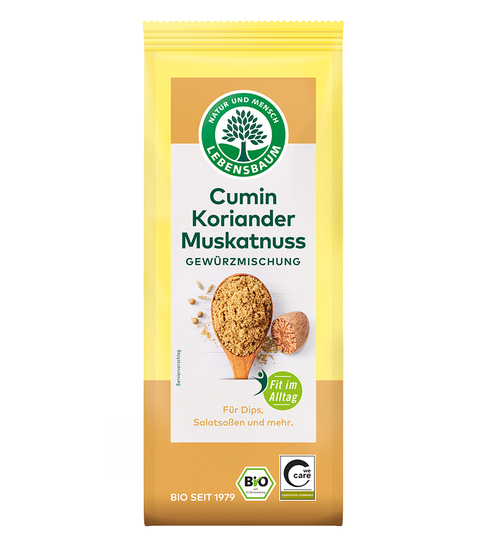 Bio Cumin Koriander Muskatnuss Gewürz