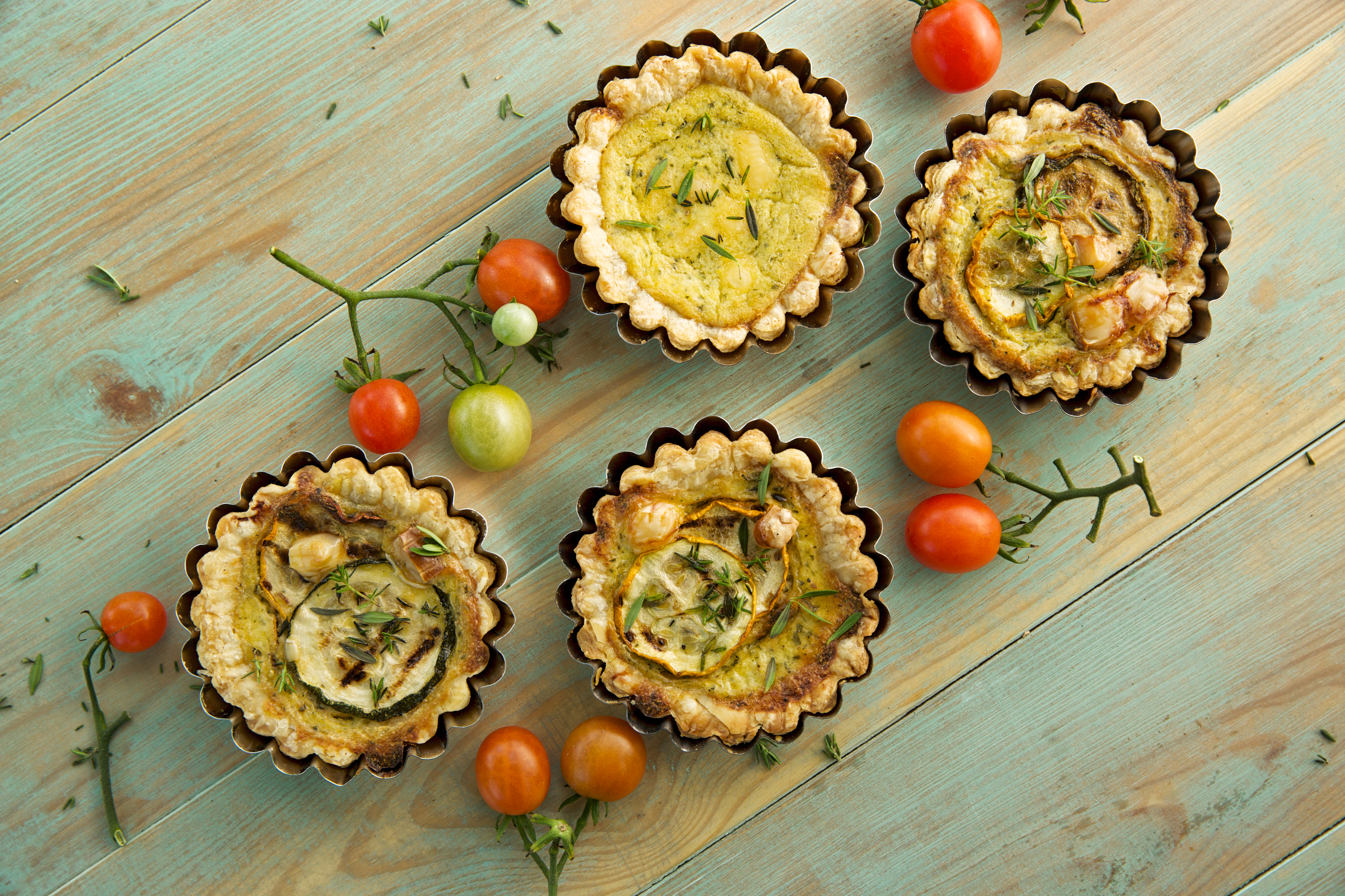 Rezeptbild herzhafte Blätterteig Törtchen