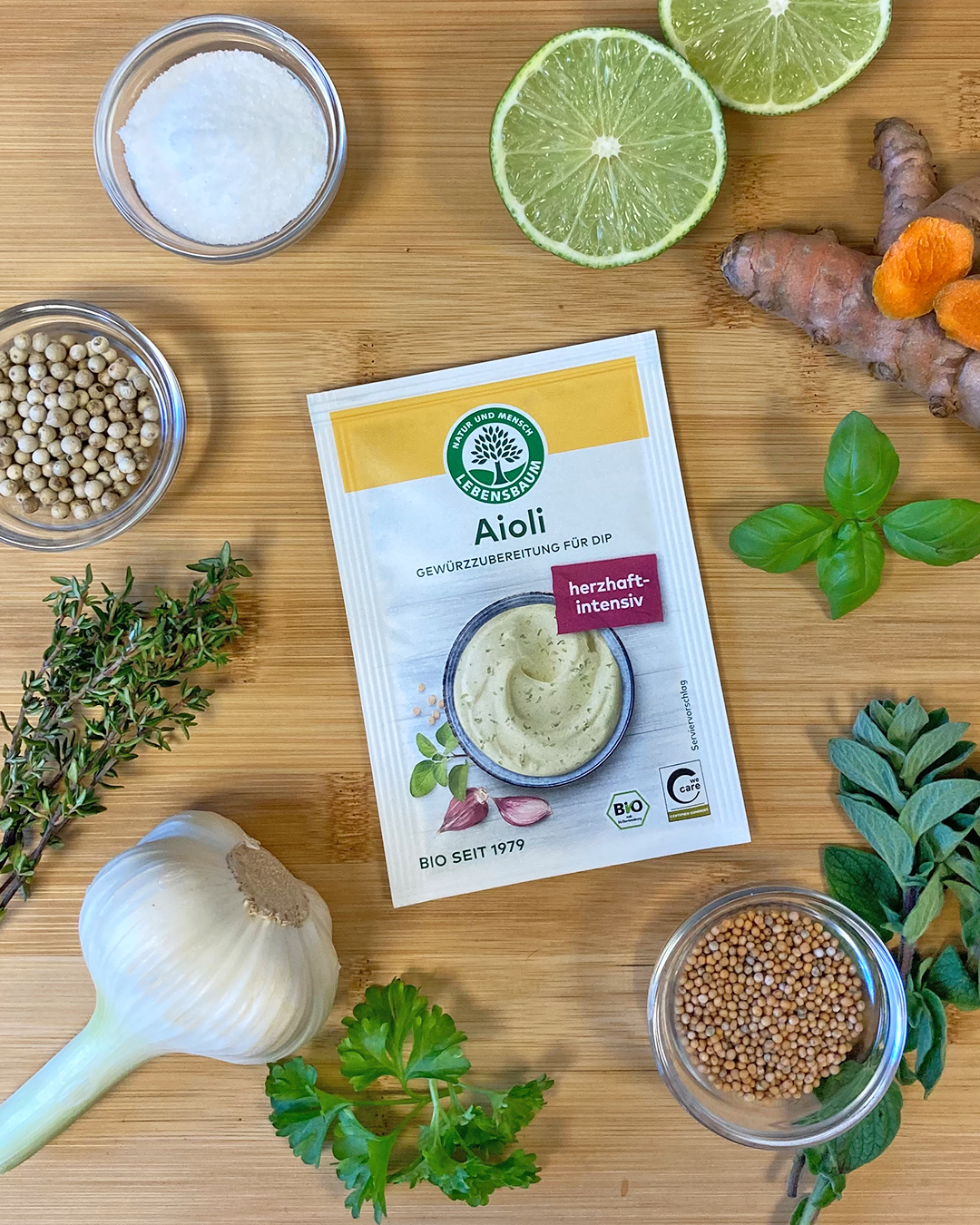 Bio Aioli-Dip Gewürzmischung