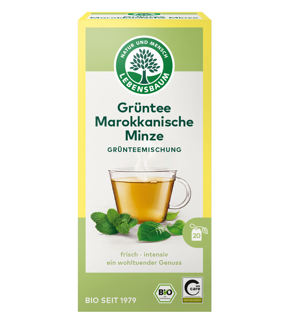 Bio Grüntee Marokkanische Minze