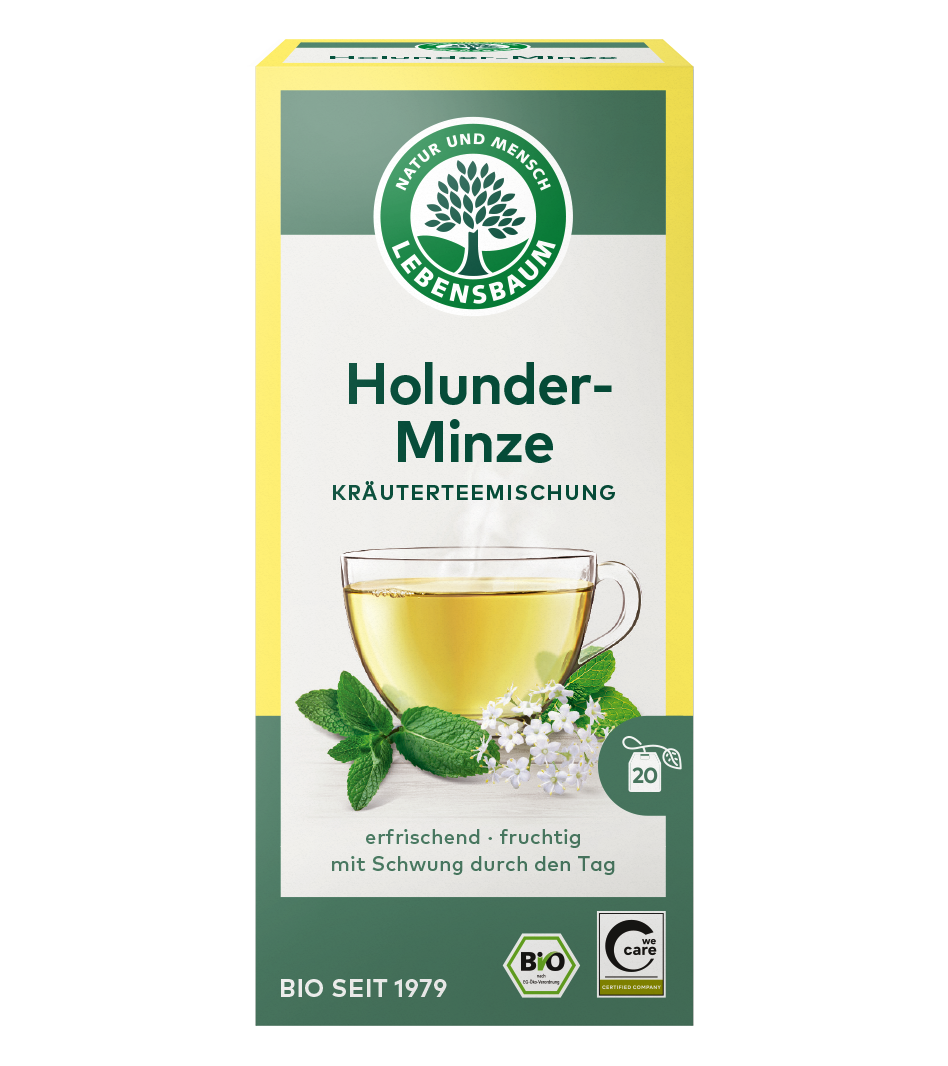 Bio Holunder Minze Tee