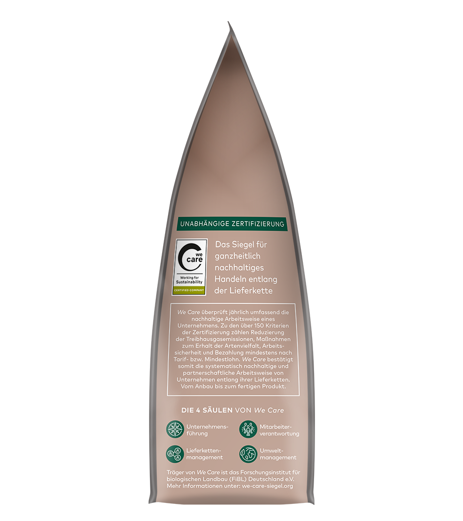 Seitenansicht Verpackung links Espresso Pads 