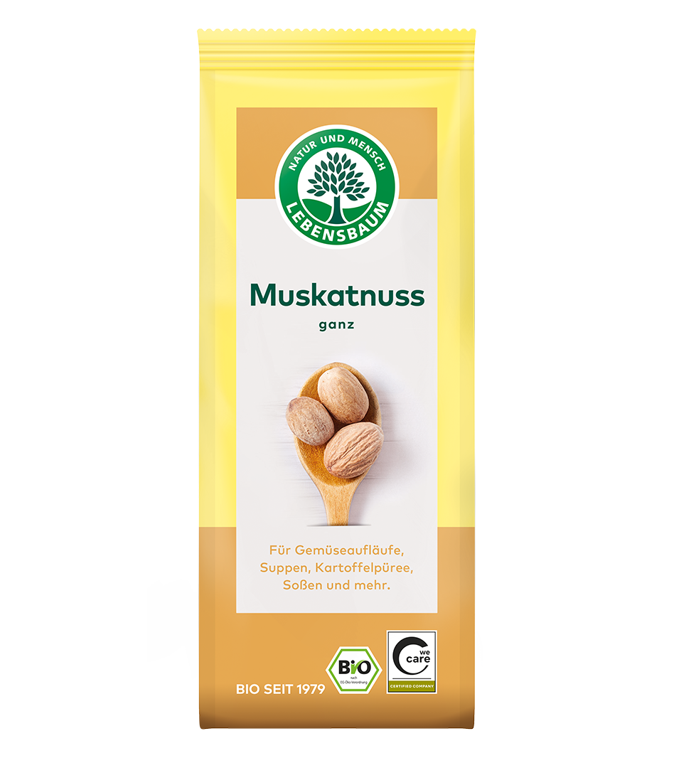 Bio Muskatnuss ganz Gewürz