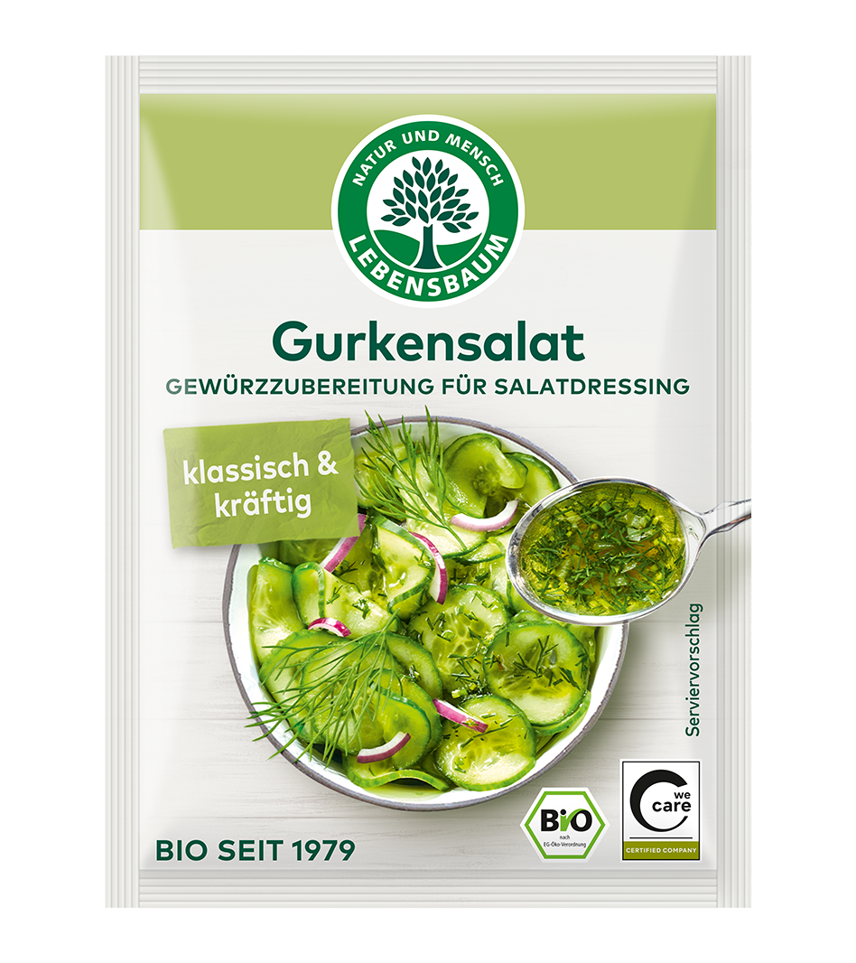 Bio Gurkensalat Salatdressing