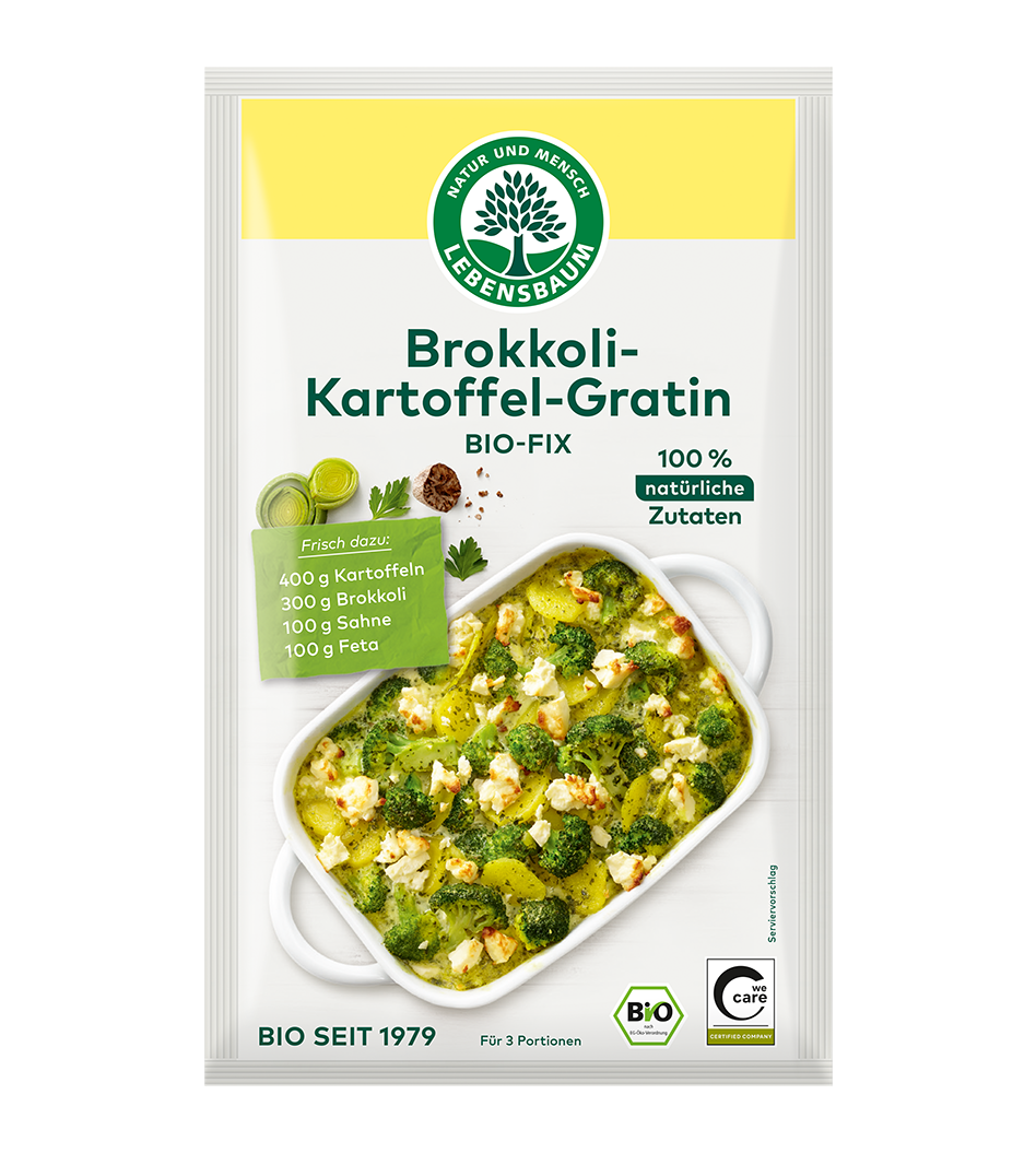 Bio Brokkoli-Kartoffel-Gratin Fix