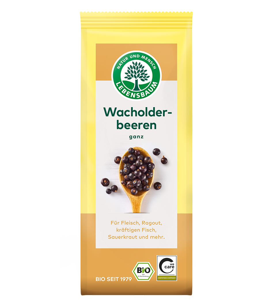 Bio Wacholderbeeren ganz Gewürz